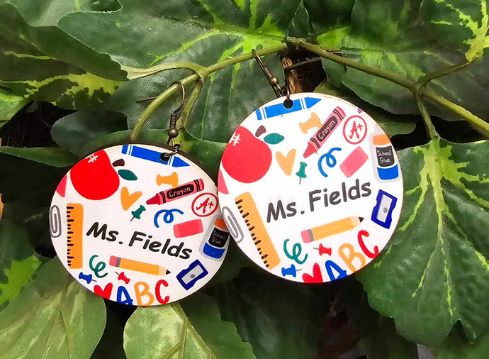 Educator Circle Earrings
