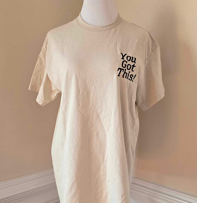 Embroidery “You got this” short sleeve