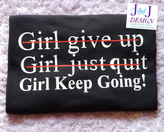 Girl keep going
